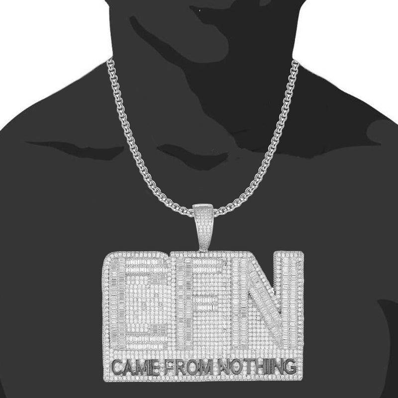 Silver Baguette CFN Came From Nothing Hiphop Chain