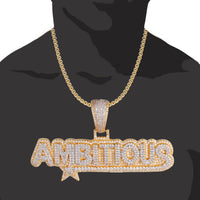 .925 Double Layer Two-Tone Ambitious Custom Pendant