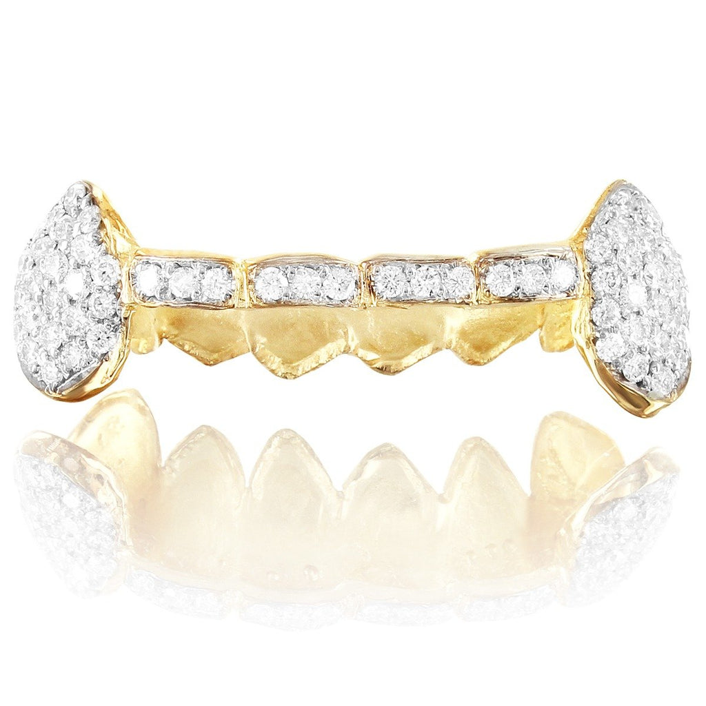 Custom Gold Diamond Vampire Fangs