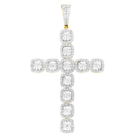 Solitaire Fanuk Set Diamond Cross Pendant