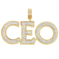 Diamond CEO Pendant 10K Yellow Gold