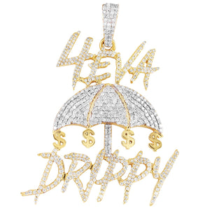 Forever Drippy Diamond Pendant 10K Gold