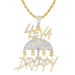 Forever Drippy Diamond Pendant 10K Gold